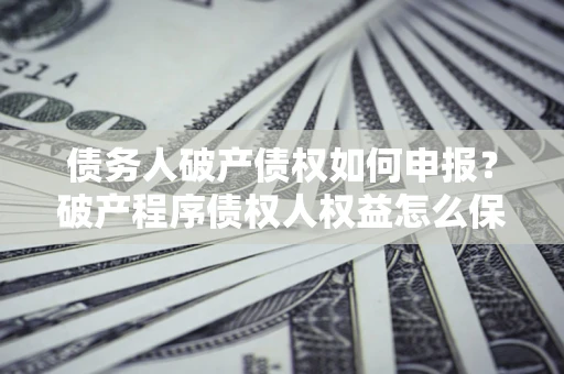 北京债务人破产债权如何申报？破产程序债权人权益怎么保障？