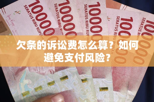 北京欠条的诉讼费怎么算？如何避免支付风险？