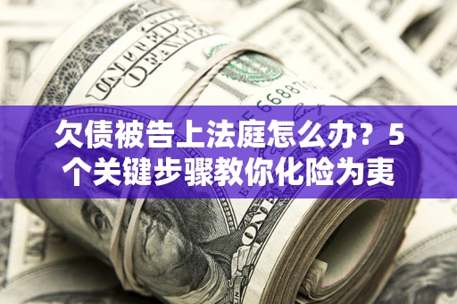 北京欠债被告上法庭怎么办？5个关键步骤教你化险为夷