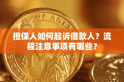 北京担保人如何起诉借款人？流程注意事项有哪些？